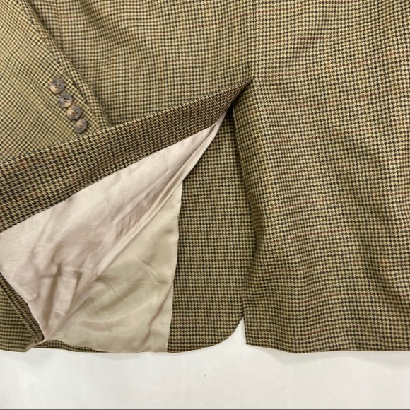 Oscar de la renta multicolored houndstooth blazer. Size 42L - Picture 7 of 10